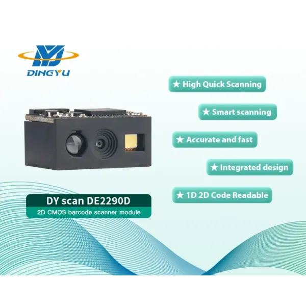 High-Performance 2D Barcode Scanner Module with 3mil/0.076mm Resolution and 640*480 Image Sensor