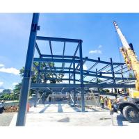 Estructura de acero con tratamiento de superficie pintada Almacén de múltiples capas
