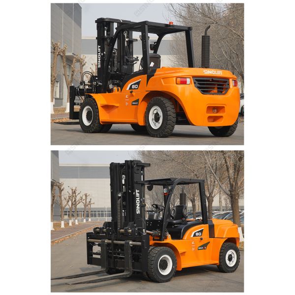 L SERIES PRO 5.0-12T Diesel Powered Counter Balanced Forklift with OEM Manufacturer Service