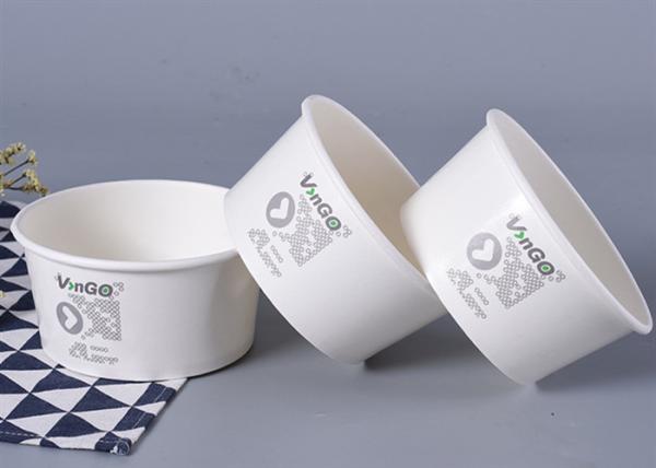 Produto produtos de papel descartáveis para leva embora o PLA da salada revestiu Eco amigável