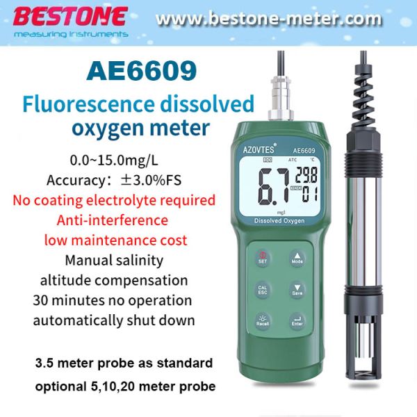 Fluorescence Dissolved Oxygen Meter Ae6609