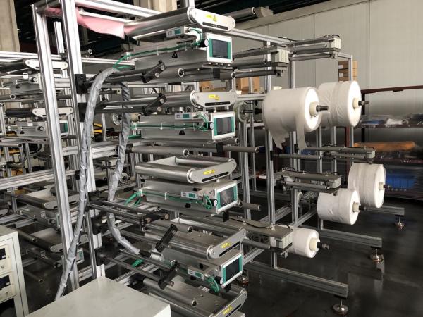 4ply 380V Voltage KN95 Face Mask Machine , Disposable Nonwoven Mask Machine In Stock