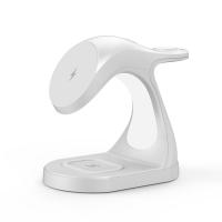 Chargeur sans fil 15W pour les produits Apple en noir et blanc