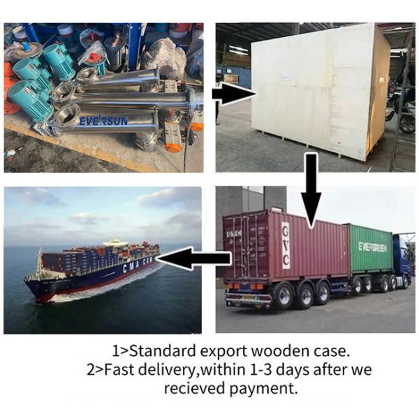 Тяжелый 1 - 40 м горизонтальный винтовой конвейер для молочного порошка