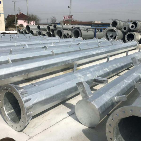 18m-36m Monopole Telecommunications Tower Galvaniesd Tubular Pole