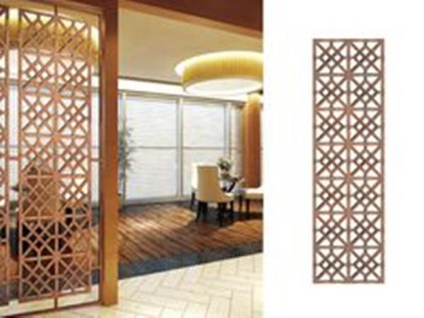Laser Cut Stainless Steel Partition Wall Decorative PVD Coating