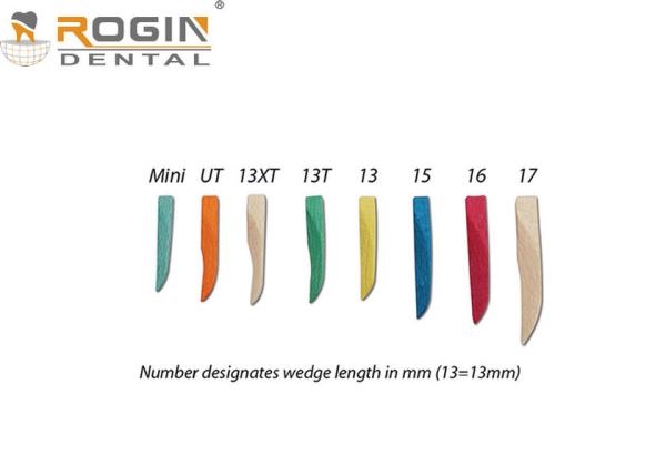 Disposable Dental Sectional Matrix System Wooden Wedges Dental Kit Colorful For Fixing Tooth