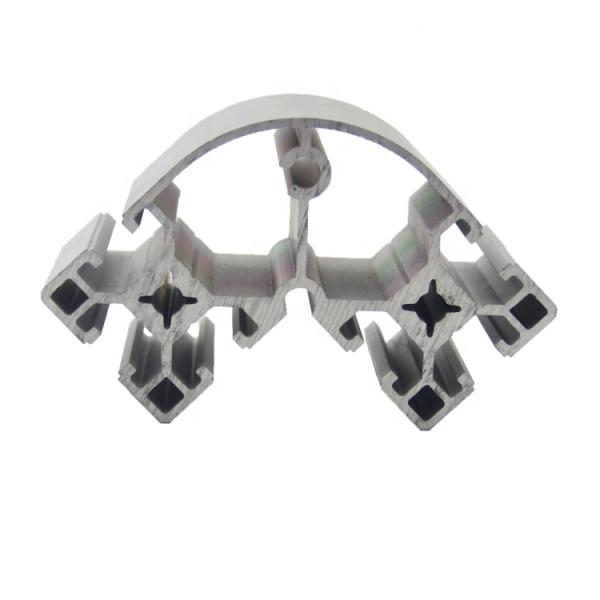 Industrial 8840 Series Slot Half Round Aluminium Profile