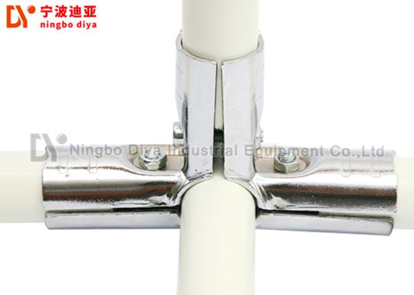 Light Weight Lean Tube Connector 2.3MM Thickness For Cruciform Structure