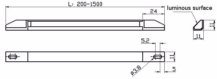 3W - 15W Commercial Refrigeration LED Lighting IP54 Display Cabinet LED Light