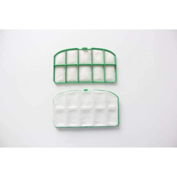 Filtro blanco verde del polvo del aspirador del algodón de 165*95m m 9m m