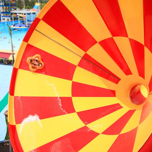 Big Tornado Water Slide Of Fiberglass for Water Park  Aqua Park Equipment Supplier