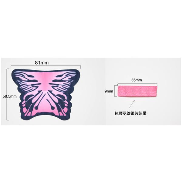 Ribbon Hair Clip Butterfly 6.2*5cm Stylish Addition to Your Fashion Collection