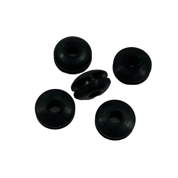 Welcome OEM/ODM Double-sided Silicone Rubber Motor Wire Bushing Rings in Various Sizes and Diameters with Perforated Plugs
