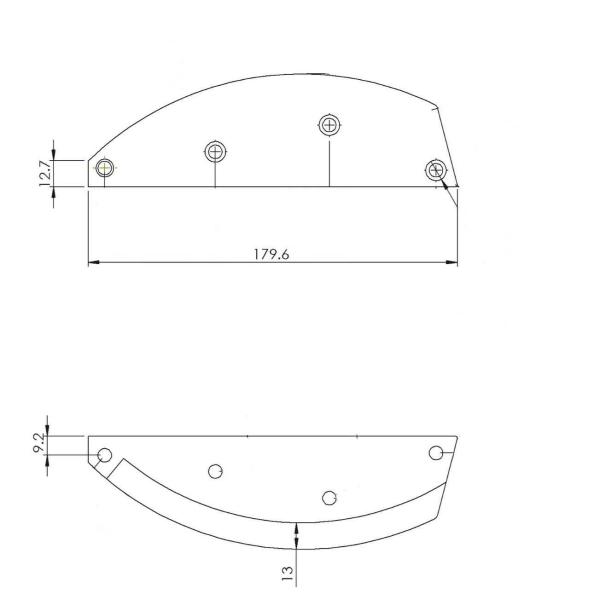 HSS специально сформированный нож промышленные лезвия для ламинирующей машины