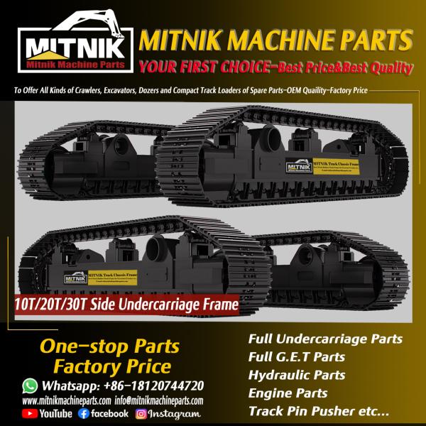 Genuine 10T Steel Crawler Track Undercarriage for Excavator Drilling Rig OEM Services