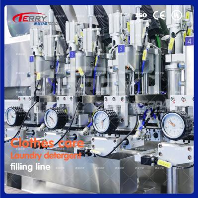 2 Heads Detergent Filling Machine For Clothes Softener Production 2000ml-5000ml