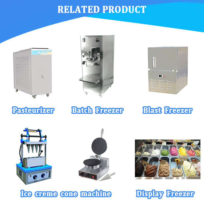 Mass Production of Large Production Ice Cream Machines Commercial Hard Ice Cream Machines for Restaurants Brazilian Acai Freezer