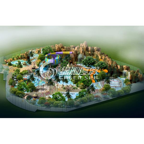 Indoor Children and Adults Water Park project Conceptual Design for Holiday Resort