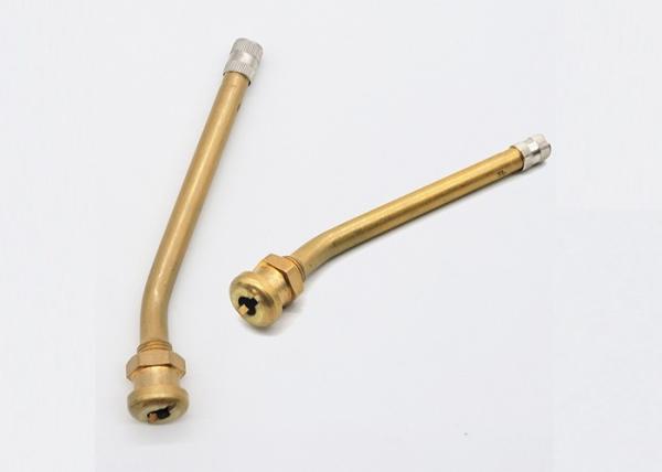 Bolt In Tubeless Brass Valve Stems V3.20.6 O Ring Seal Brass Core CE Certification
