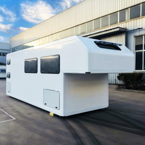 DIY Camper Trucks 20ft RV Trailer Alcove Truckbody with Gooseneck for Windows 5x 600 x 1200 mm