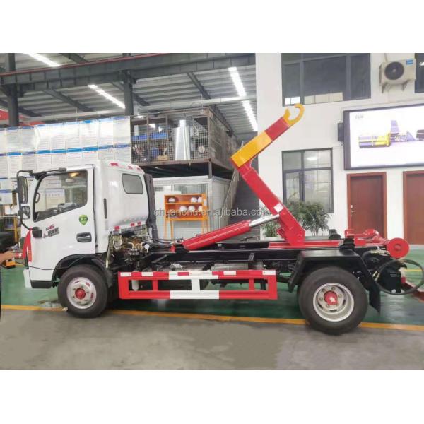 Type d'énergie : Camion-poubelle à bras crochet pur électrique, véhicule de transfert de déchets à crochet en acier inoxydable