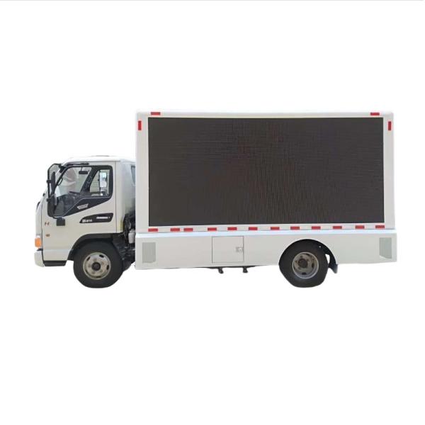 Affichage LED 3840*1728mm 120 ch 2.0 Porte électrique Fenêtre contrôle central Verrouillage ABS rouleau publicitaire boîte lumineuse publicitaire camion