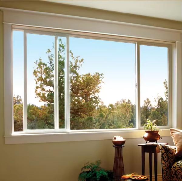 Ventana corredera de aluminio personalizada de ahorro de energía de aluminio de vidrio corredera
