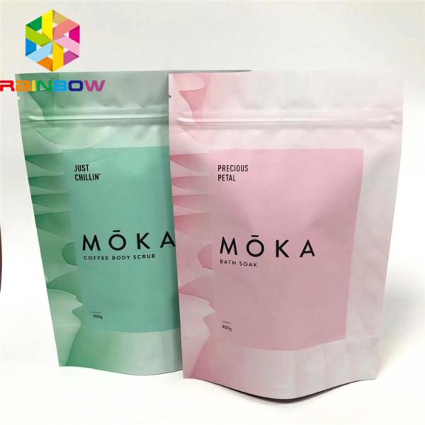 Sacos Ziplock pretos matte do empacotamento plástico da prova biodegradável de alta qualidade do cheiro