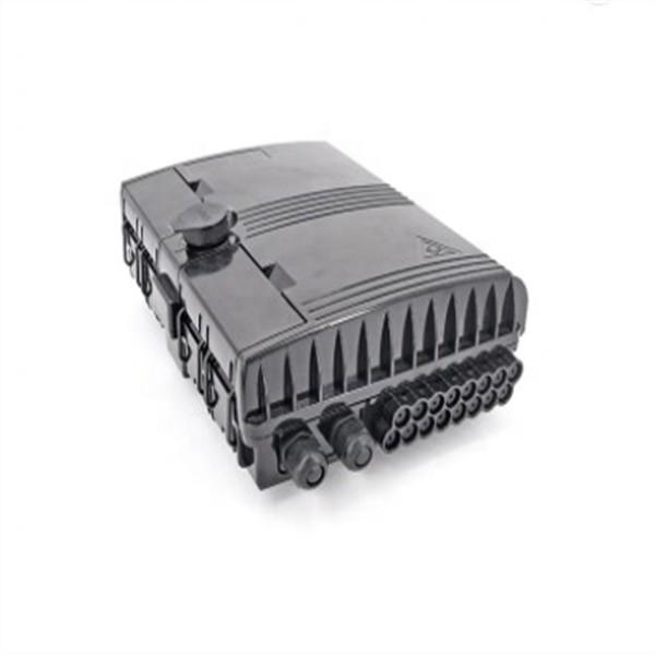 Outdoor Small Fiber Optic Cable Joint Box Plastic Shell Waterproof Rainfall Resistant