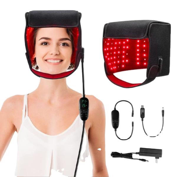 150 LEDs 660nm e 830nm comprimento de onda luz infravermelha todo o corpo terapia de crescimento do cabelo laser luz infravermelha capuz