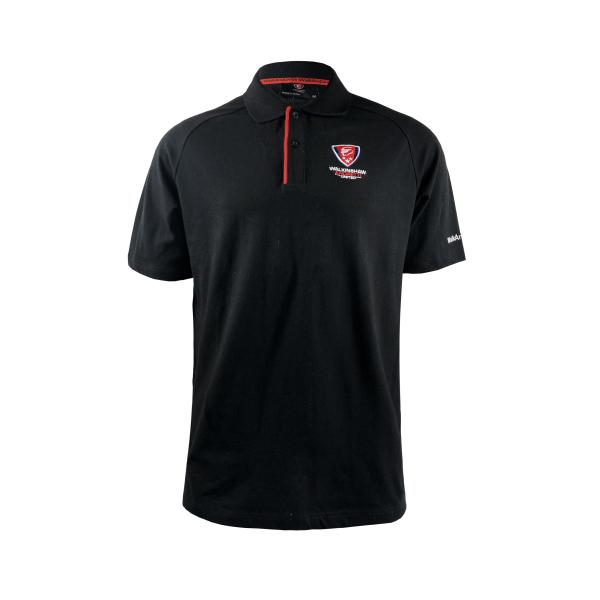 Desporto Tipo de Vestido Camisa de Polo Masculino Seca Rápida Logotipo Personalizado Jogo de Equipa Manga Curta Preto
