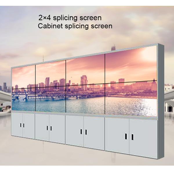 шатона узкой части стены 55inch 4K UHD экран LCD видео- соединяя показывает шкаф стойки пола 2*4