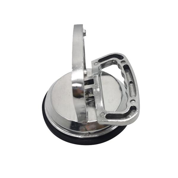Hot selling strong suction Ceramic metal surface heavy object Single rubber bottom Silver Metal Glass Suction Cup