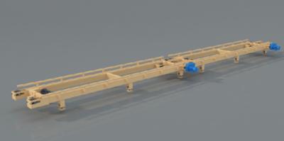 máquina do corte por blocos de 3kw 19r/Min Conveyor Chain AAC