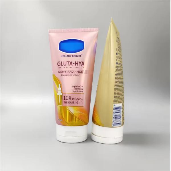 Tubes à plaquette mince / plat Tubes en plastique cosmétique avec impression offset