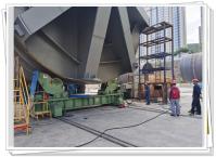 700t coube acima da estação a pouca distância do mar do conjunto da cubeta da sução dos 10m da cama do rolo do rotador da linha de solda automática