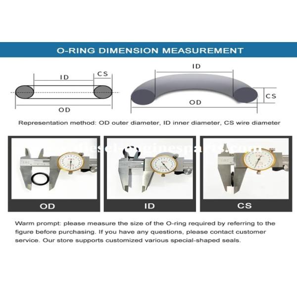 Trendy Style O Seal Ring Waterproof Multi Size ISO Rubber Custom Color