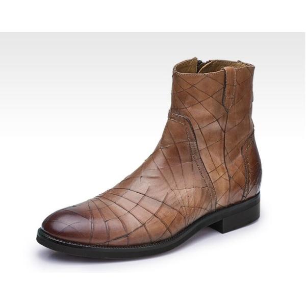 Invierno clásico hombre calzado casual de cuero tamaño normal cordones hasta hombres botas de tobillo de camiseta