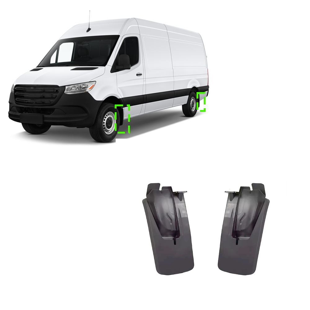 Aftermarket Mud Flap Compatible with OE A9078890200 for Late 2018+ Sprinter W907