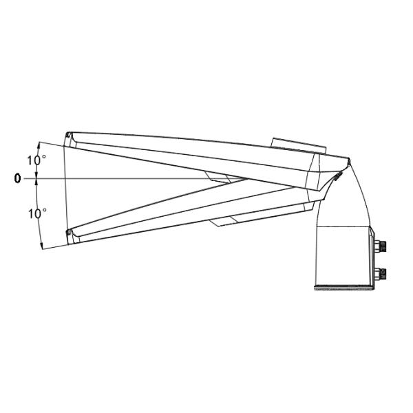 Наружное городское освещение 150w светодиодные уличные фонари регулируемый кран