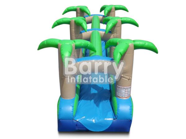 Molhe as corrediças de água infláveis da floresta úmida do campo de jogos à prova de fogo 28L X 8W x 11H Ft