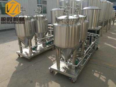 100L Beer Making Machine , Food Grade Stainless Steel Two Vessel Brewing System