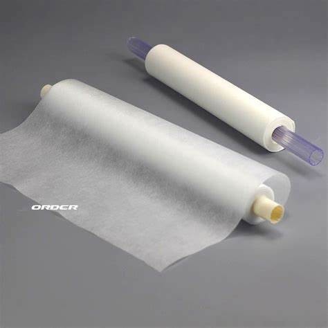 Чистая комната волокна SMT 50% полиэстер Nonwoven обтирает бумагу древесины крена