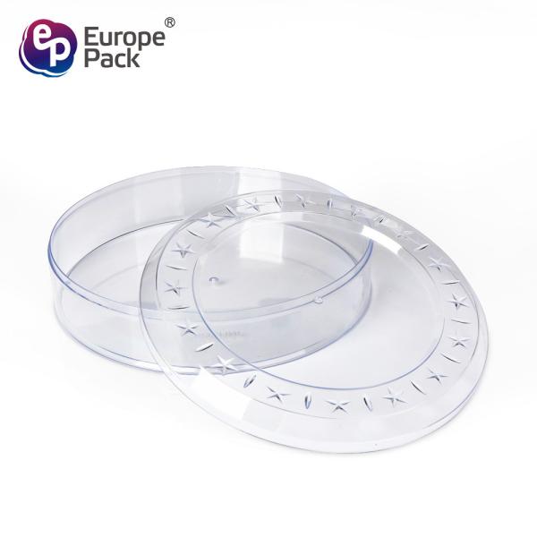 Hard Plastic Biscuit Candy Packaging Box Rectangular Clear Plastic Cracker Box