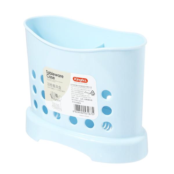 Double Lattice Plastic Kitchen Organizers No Odor For Knife Fork Chopsticks