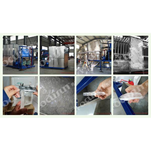 10 000 кг Пластинчатый ледовый станок для рыб из нержавеющей стали/Гальванизированный стальной корпус