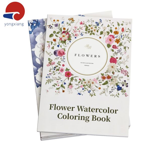 Film Lamination Coloring Book Printing OEM Adults Coloring Books
