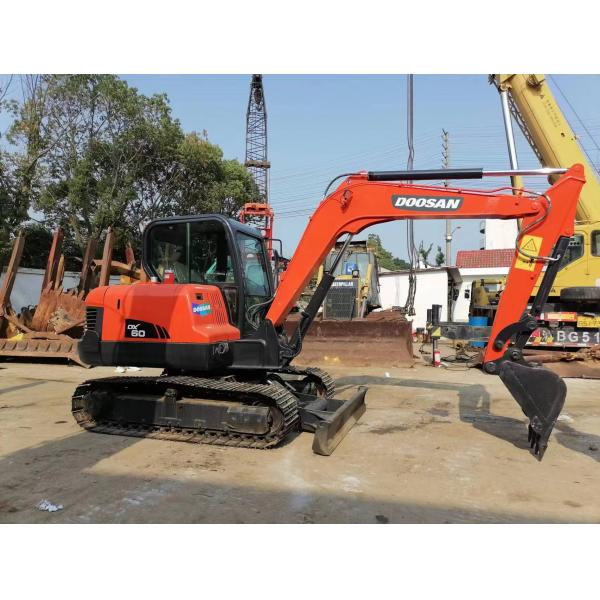 High Operating Efficiency Doosan DX60 Mini Digging Machine with Liyuan Hydraulic Pump