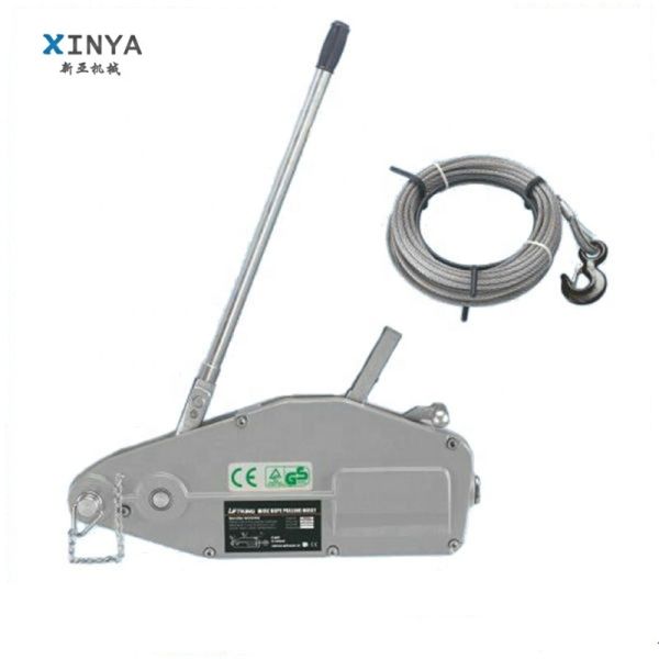 1.6-5.4ton Hand Wire Rope Hoist with 20M Lifting Height and 3.2T Max Load for Construction